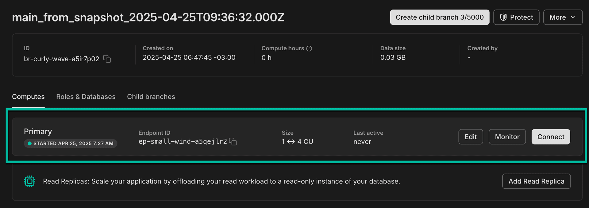Restore branch new compute